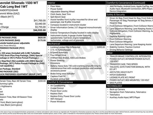 New 2026 Chevrolet Silverado 1500 W/T w/ WT Value Package AWD/4WD image 2