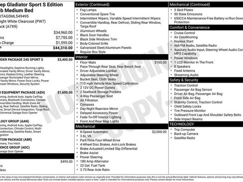 Used 2021 Jeep Gladiator Sport image 29