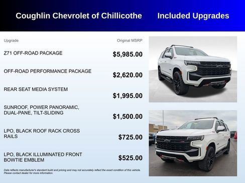 Used 2024 Chevrolet Tahoe Z71 w/ Z71 Off-Road Package image 3