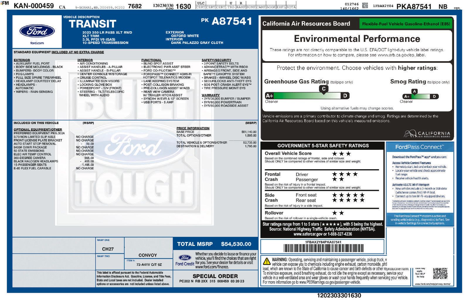 Used 2023 Ford Transit 350 XLT RWD image 36