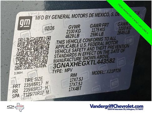 New 2026 Chevrolet Equinox LT FWD image 21