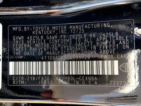 Used 2026 Toyota Camry LE image 37