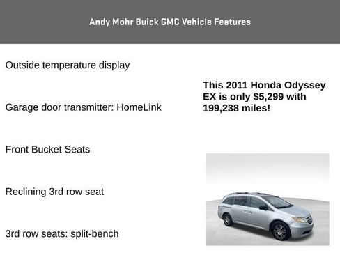 Used 2011 Honda Odyssey EX image 12