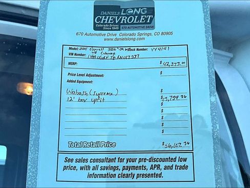 Used 2024 Chevrolet Express 3500 w/ Power Convenience Package RWD image 26