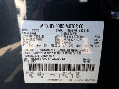 Used 2023 Lincoln Aviator Reserve w/ Equipment Group 201A AWD/4WD image 9