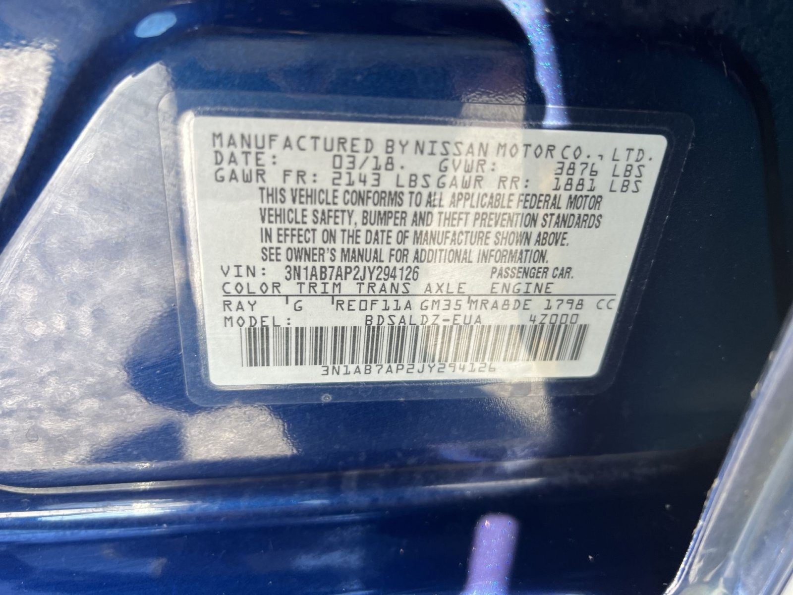 Used 2018 Nissan Sentra SV FWD image 26
