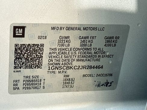 Used 2018 Chevrolet Tahoe LT RWD image 42