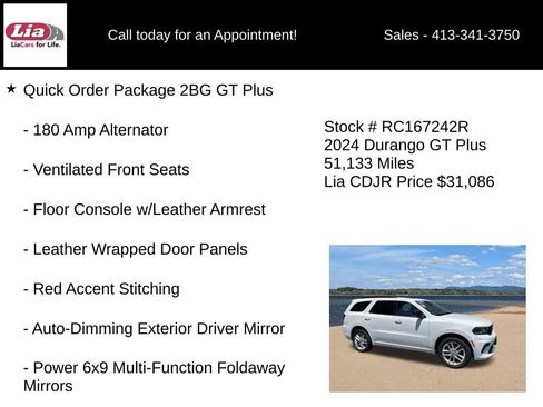 Certified 2024 Dodge Durango GT AWD/4WD image 6