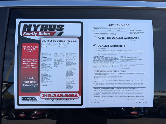 Used 2024 Subaru Outback Premium AWD/4WD image 53