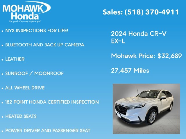 Certified 2024 Honda CR-V EX-L image 8