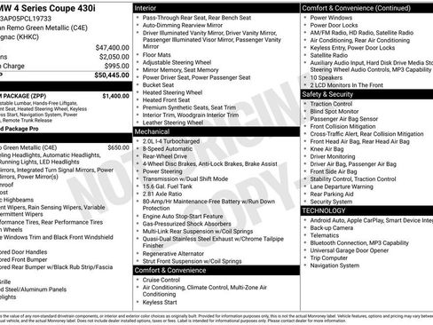 Used 2023 BMW 430i Coupe w/ Premium Package image 39