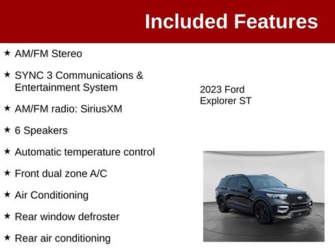 Used 2023 Ford Explorer ST w/ Equipment Group 401A AWD/4WD image 4