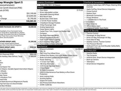 Used 2023 Jeep Wrangler Sport S image 26