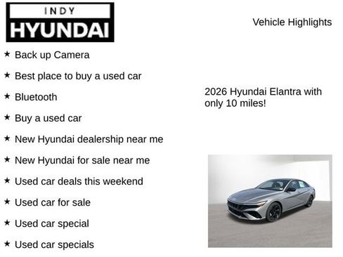New 2026 Hyundai Elantra SEL Sport w/ Cargo Package image 7