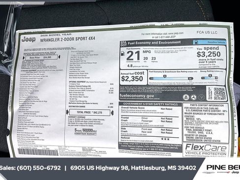 New 2026 Jeep Wrangler Sport AWD/4WD image 12