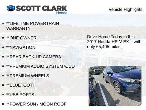 Used 2017 Honda HR-V EX-L image 3