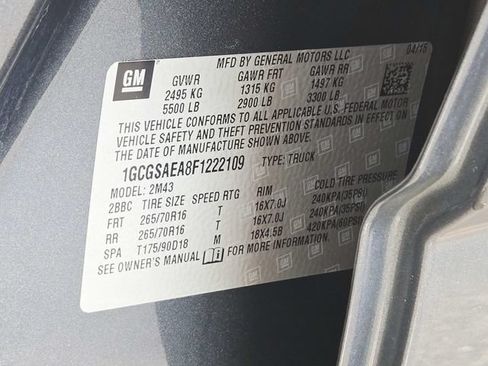 Used 2015 Chevrolet Colorado W/T w/ WT Convenience Package RWD image 31