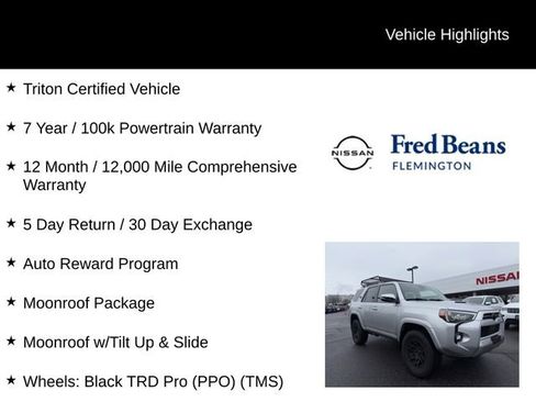 Used 2023 Toyota 4Runner TRD Off-Road Premium w/ Moonroof Package image 5