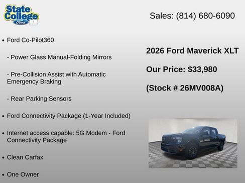 Used 2026 Ford Maverick XLT w/ XLT Luxury Package AWD/4WD image 24