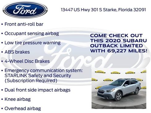Used 2020 Subaru Outback Limited image 25