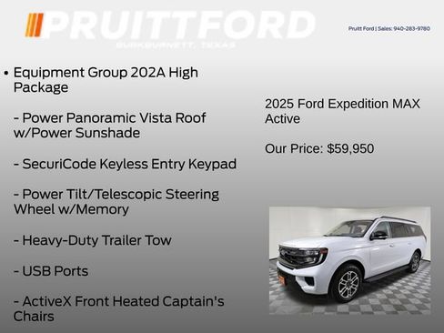 Used 2025 Ford Expedition Max Active AWD/4WD image 19