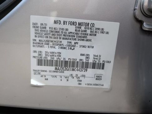 Used 2021 Ford EcoSport SE w/ SE Convenience Package FWD image 37