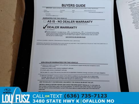 Certified 2025 Subaru Crosstrek 2.5i Limited w/ Crosstrek Mirror Package image 35