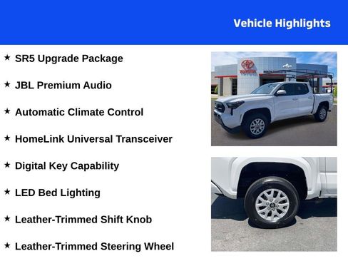 Used 2024 Toyota Tacoma SR5 w/ SR5 Upgrade Package RWD image 4