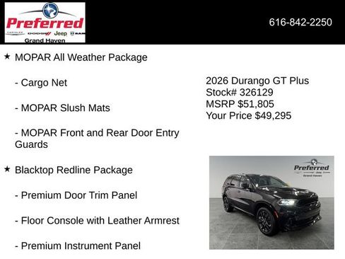 New 2026 Dodge Durango GT AWD/4WD image 33
