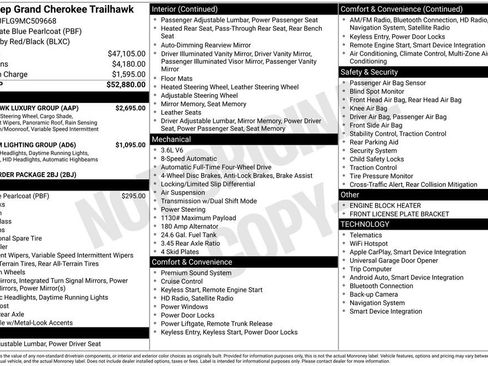 Certified 2021 Jeep Grand Cherokee Trailhawk w/ Trailhawk Luxury Group image 7