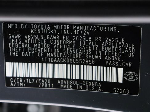 Certified 2025 Toyota Camry LE FWD image 40