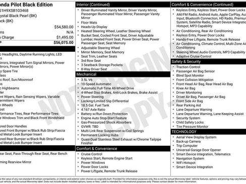 Used 2025 Honda Pilot Black Edition image 5