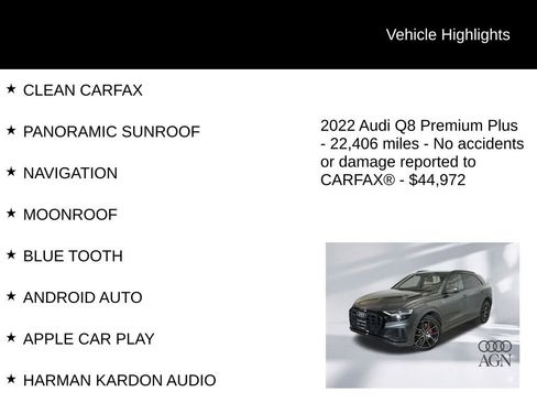 Used 2022 Audi Q8 Premium Plus image 8