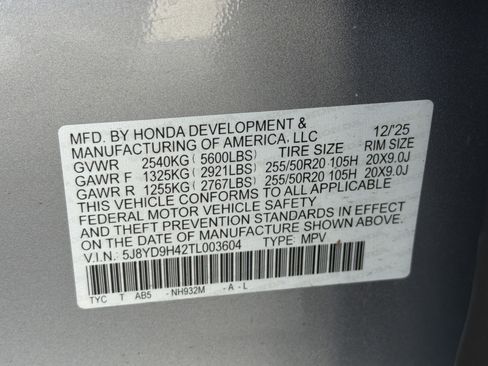 Certified 2026 Acura MDX FWD w/ Technology Package image 36