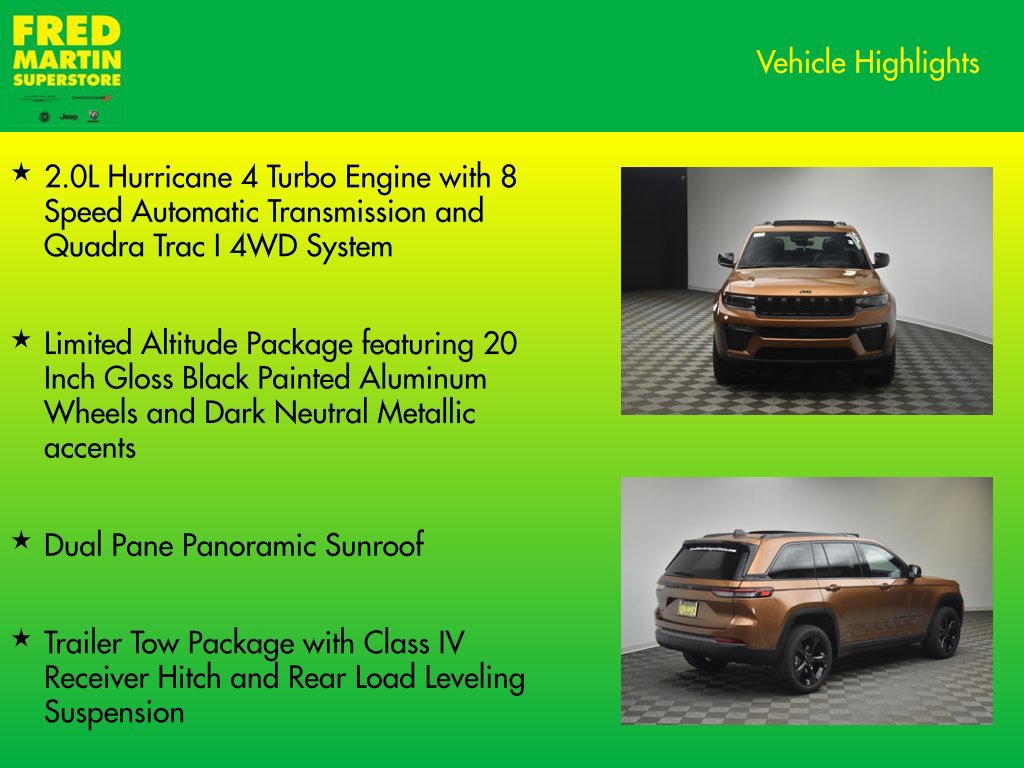 New 2027 Jeep Grand Cherokee Limited w/ Limited Altitude Package AWD/4WD image 8