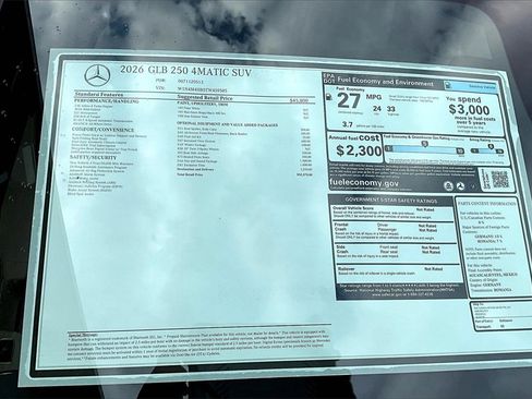 New 2026 Mercedes-Benz GLB 250 4MATIC image 14