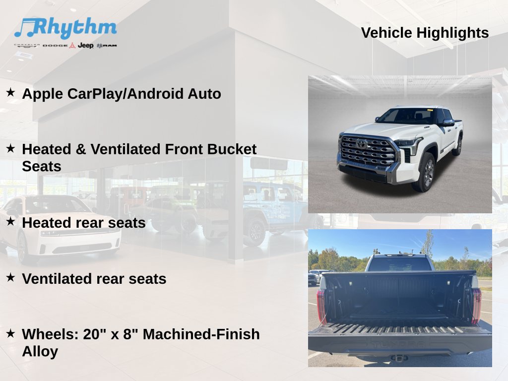 Used 2025 Toyota Tundra 1794 Edition w/ Tow Tech Package AWD/4WD image 17