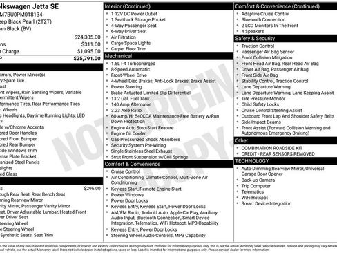 Used 2023 Volkswagen Jetta SE image 2