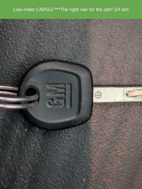 Used 2025 Chevrolet Express 2500 w/ Driver Convenience Package RWD image 25