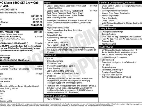 Used 2017 GMC Sierra 1500 SLT w/ SLT Premium Package image 33