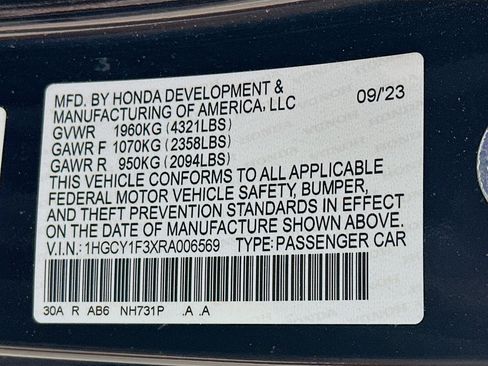 Used 2024 Honda Accord EX image 12