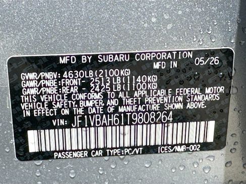 New 2026 Subaru WRX Premium AWD/4WD image 38
