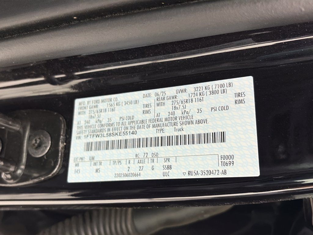 Used 2025 Ford F150 XLT w/ Equipment Group 301A Standard AWD/4WD image 9