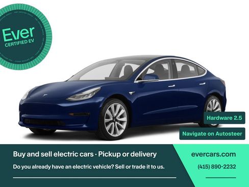 Used 2018 Tesla Model 3 Long Range AWD/4WD image 1