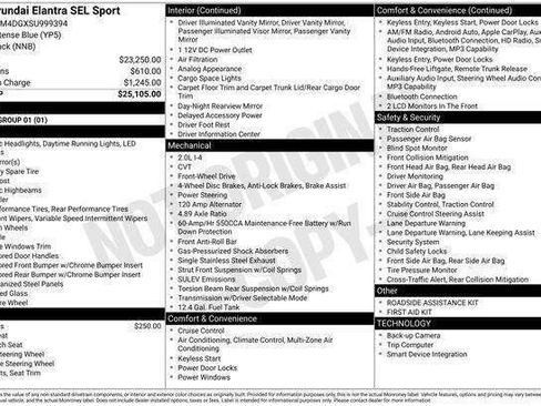 New 2025 Hyundai Elantra Sport image 36