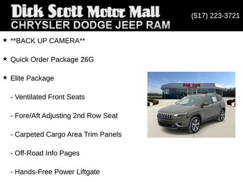 Certified 2021 Jeep Cherokee Limited w/ Elite Package image 16
