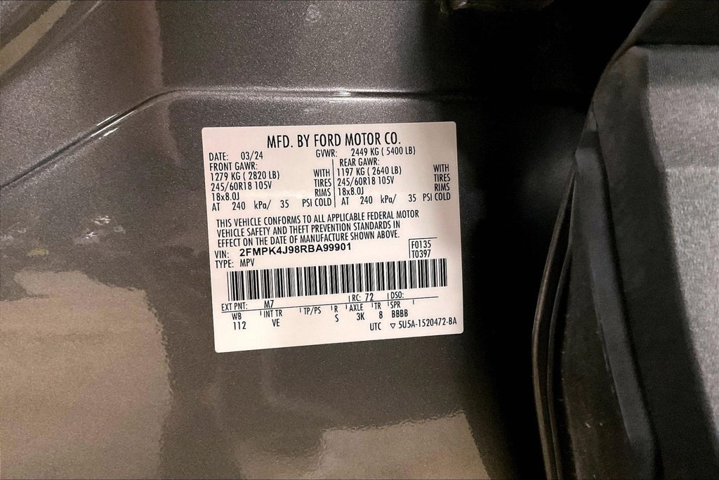 Certified 2024 Ford Edge SEL AWD/4WD image 29