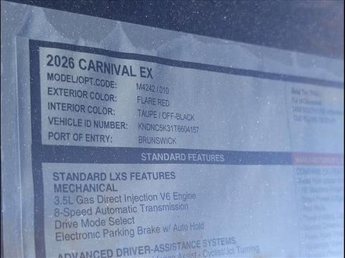 New 2026 Kia Carnival EX image 15