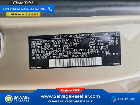 Used 2016 Volvo XC90 T6 Momentum AWD/4WD image 17