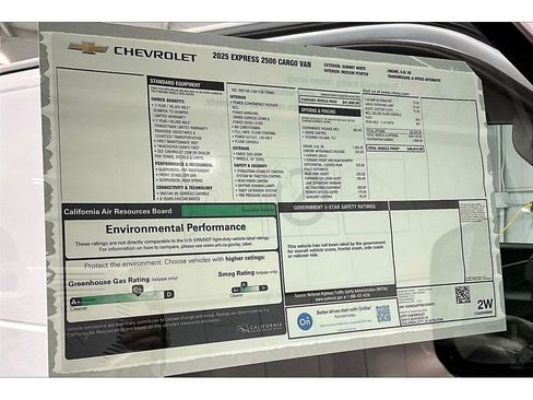 New 2025 Chevrolet Express 2500 w/ Driver Convenience Package RWD image 15